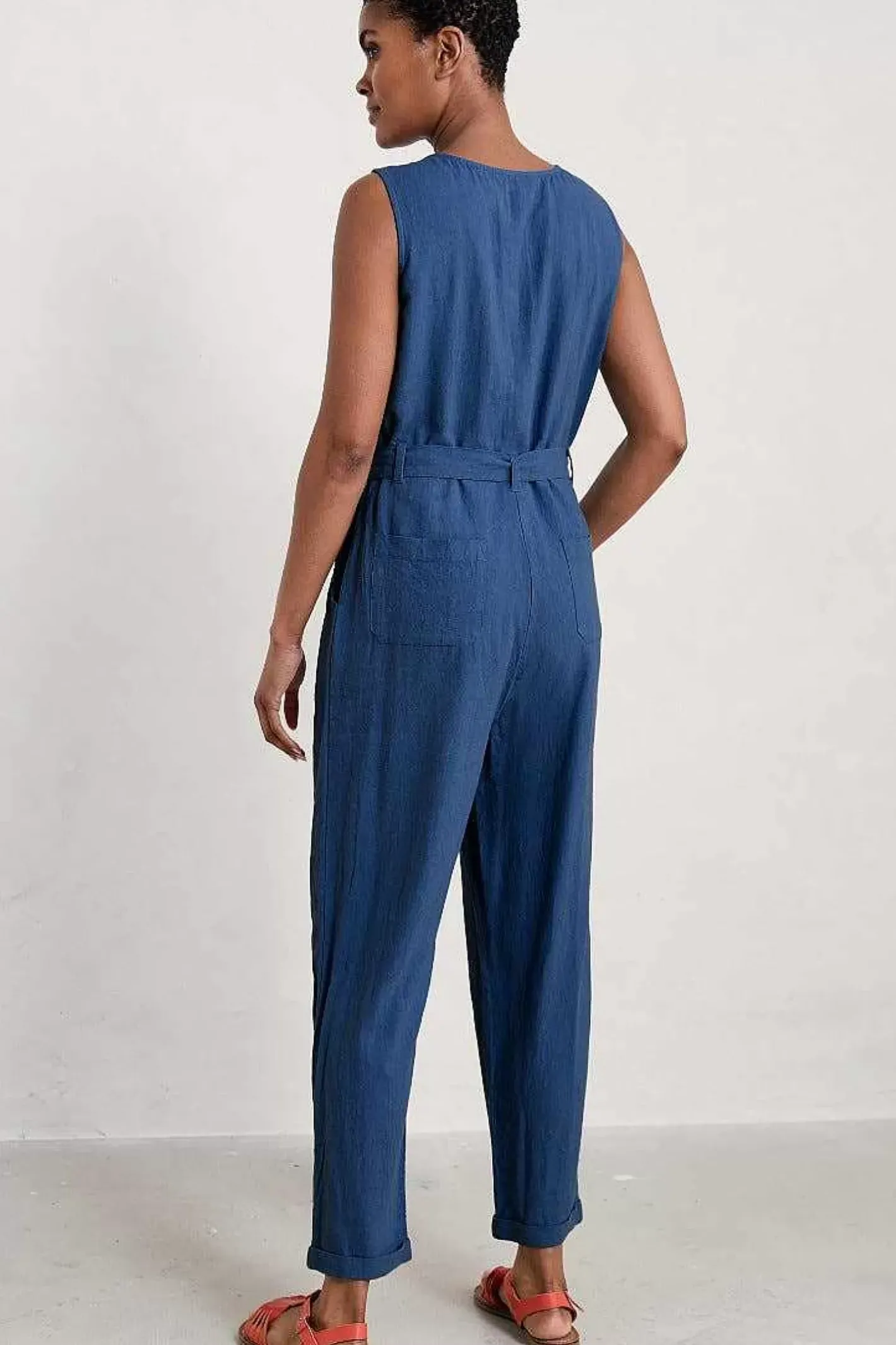 Women Seasalt Cornwall Abbey Pool Sleeveless Jumpsuit