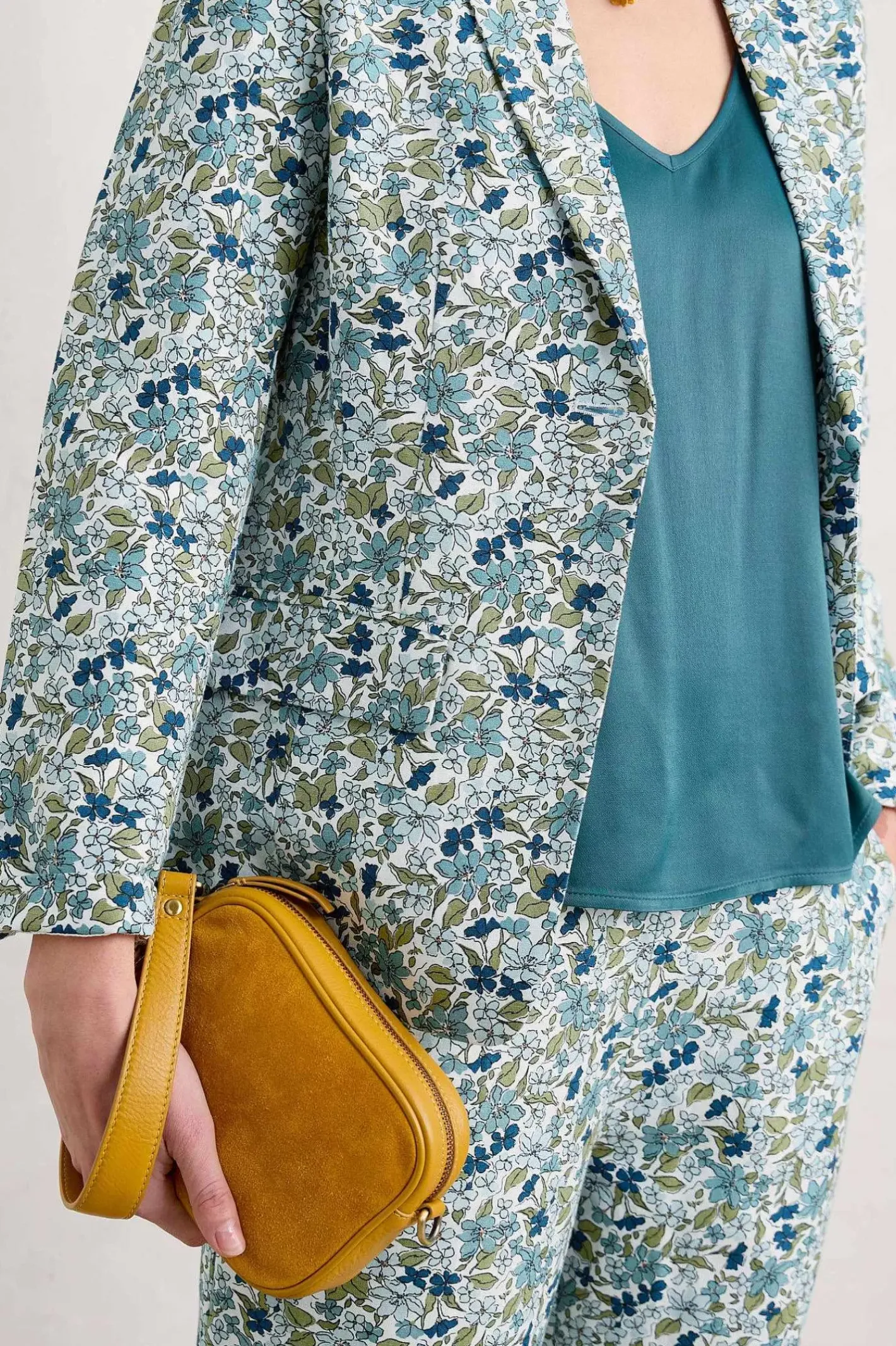 Women Seasalt Cornwall Annulet Leather And Suede Bag