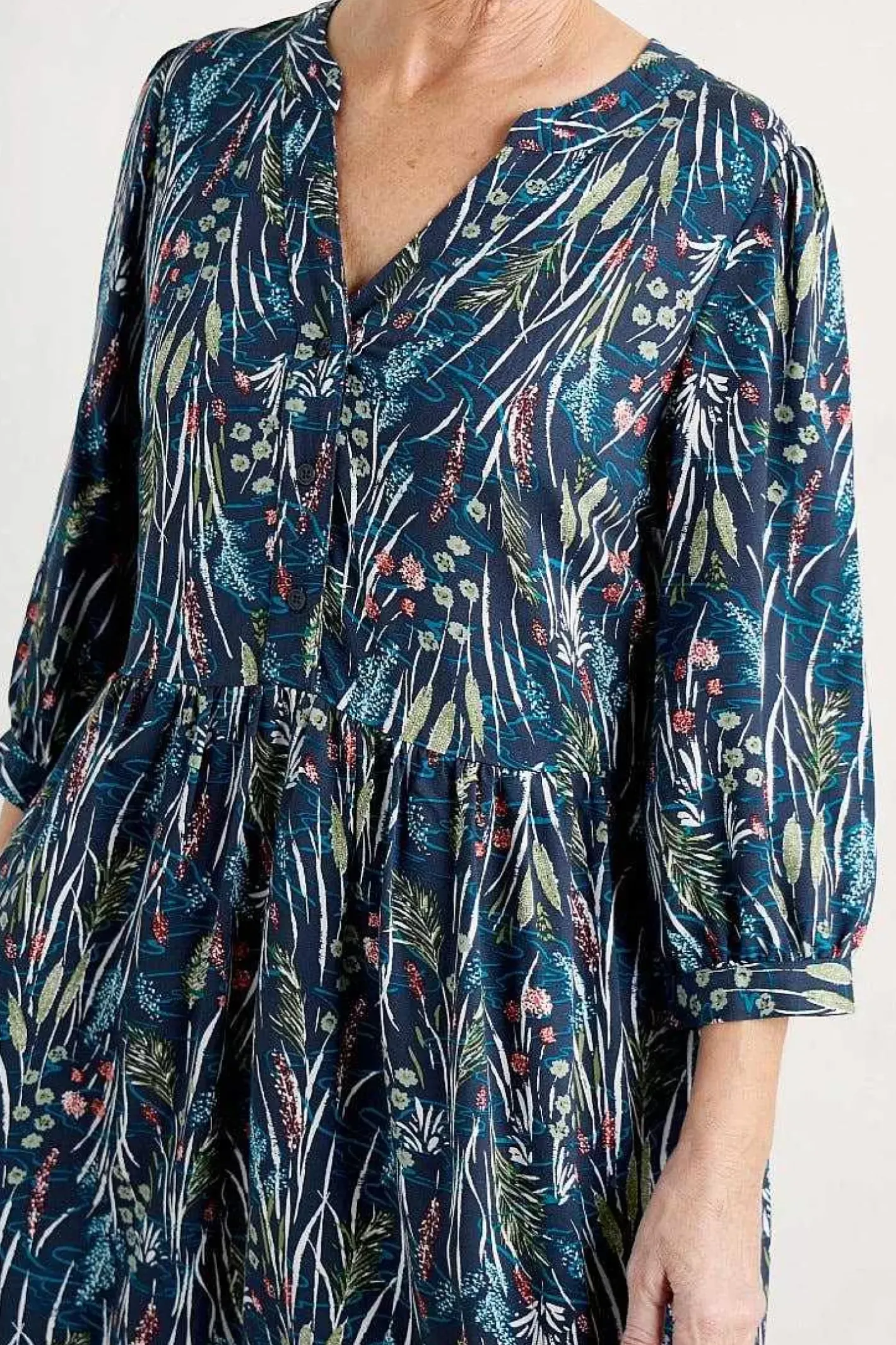 Women Seasalt Cornwall Apple Barn Printed Dress