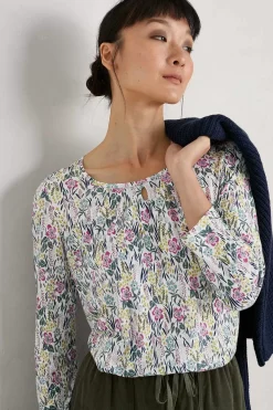 Women Seasalt Cornwall Appletree 3/4 Sleeve Top