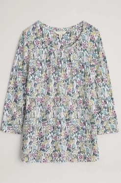 Women Seasalt Cornwall Appletree 3/4 Sleeve Top