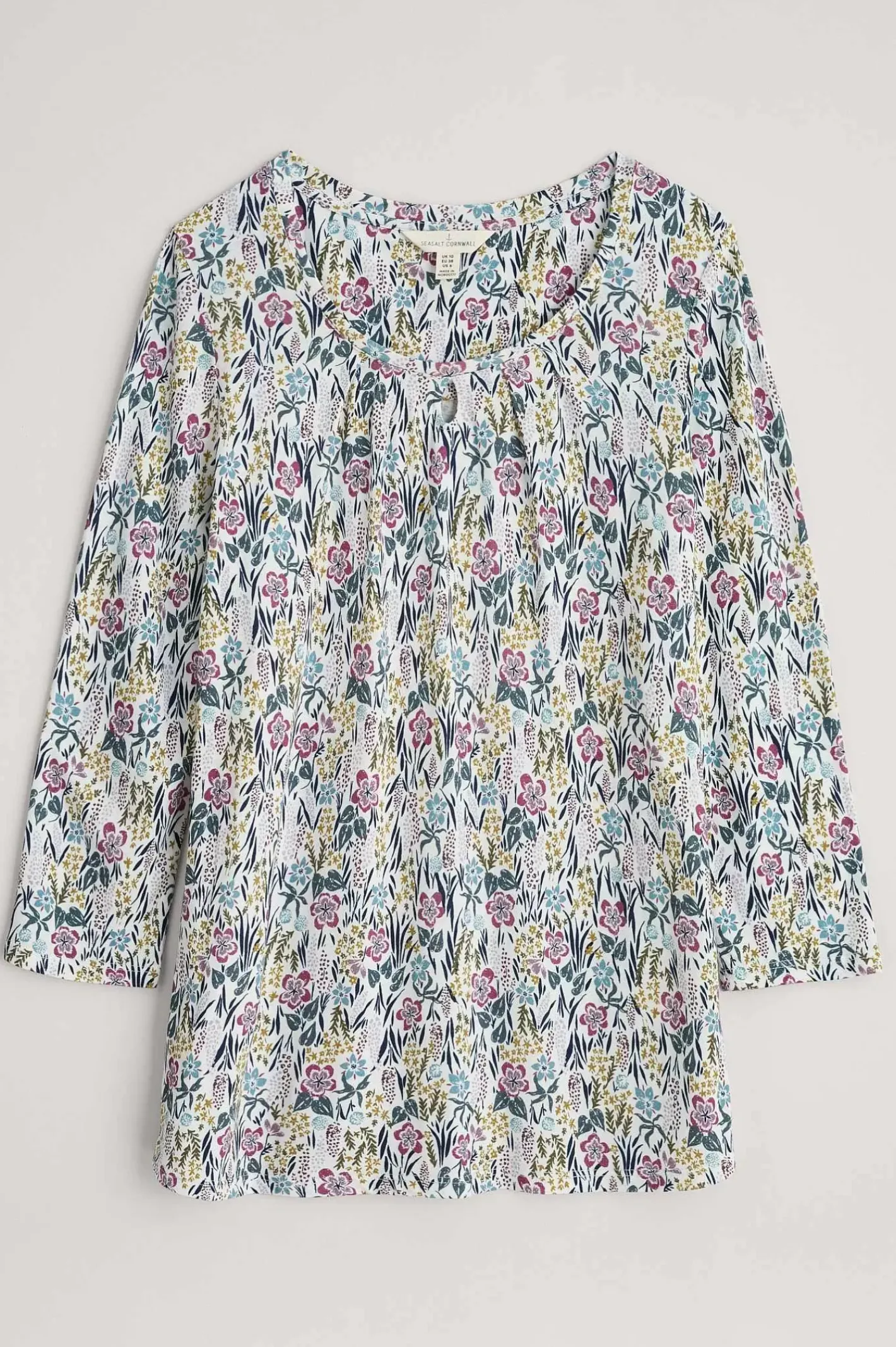 Women Seasalt Cornwall Appletree 3/4 Sleeve Top