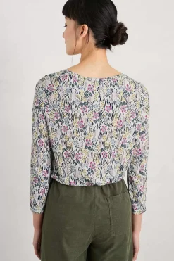 Women Seasalt Cornwall Appletree 3/4 Sleeve Top