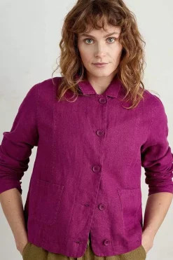 Women Seasalt Cornwall Arame Linen Jacket