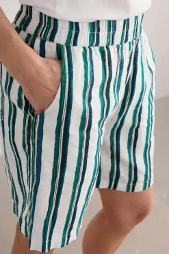 Women Seasalt Cornwall Aviso Printed Linen Shorts