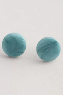 Women Seasalt Cornwall Ballowall Circle Stud Earrings