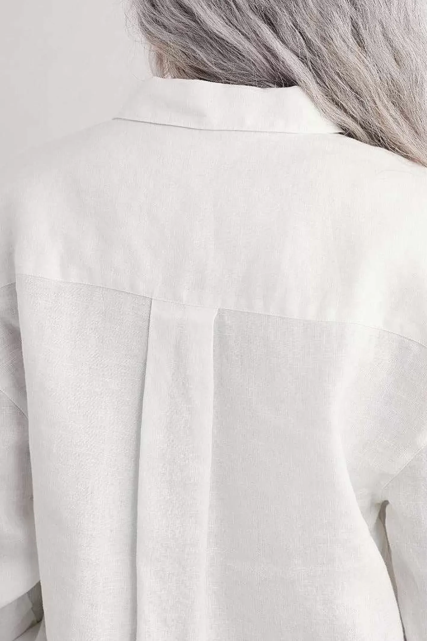 Women Seasalt Cornwall Beach Road Longline Linen Shirt