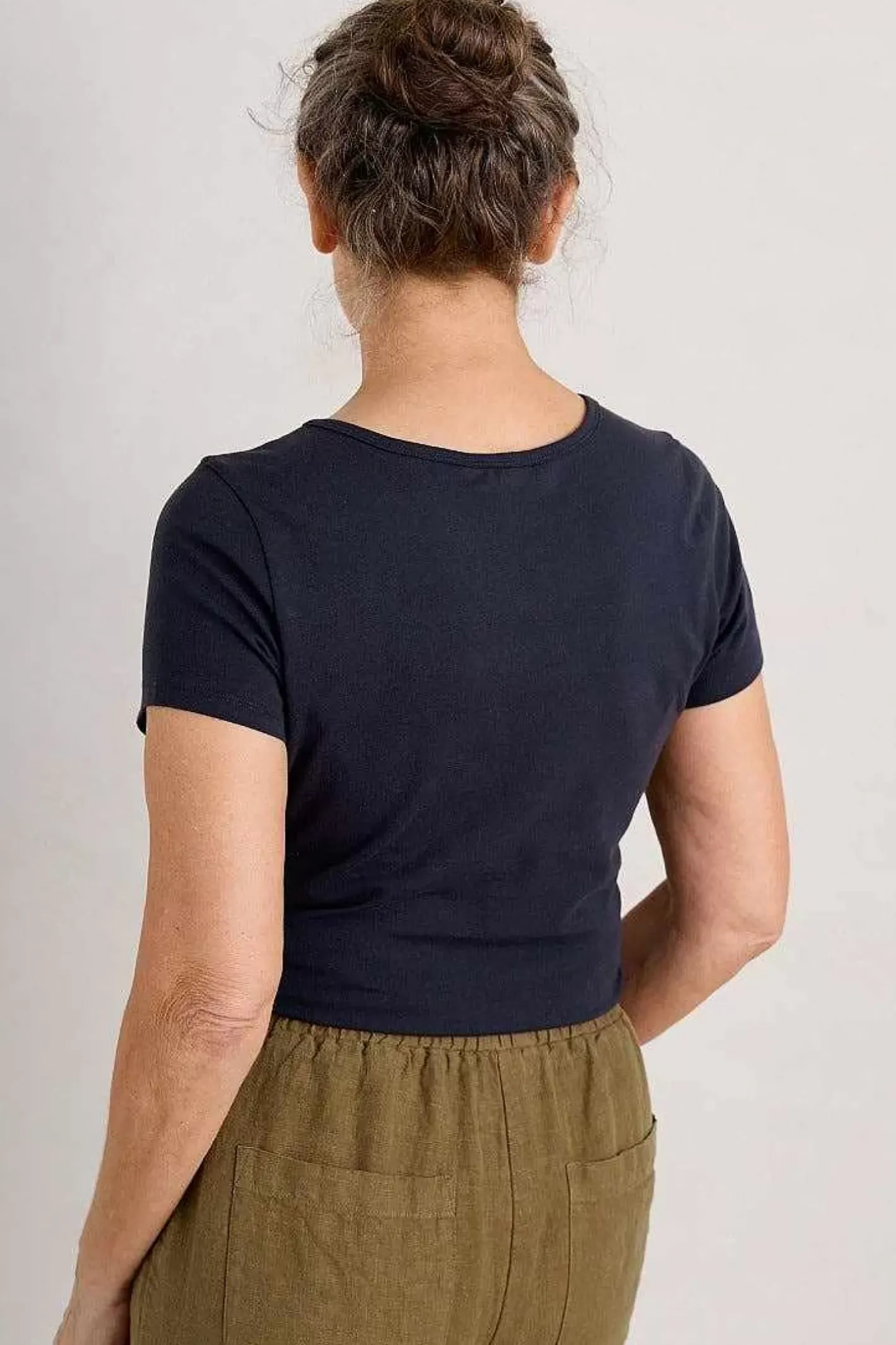 Women Seasalt Cornwall Bounder Crew Neck T-Shirt (Gots)