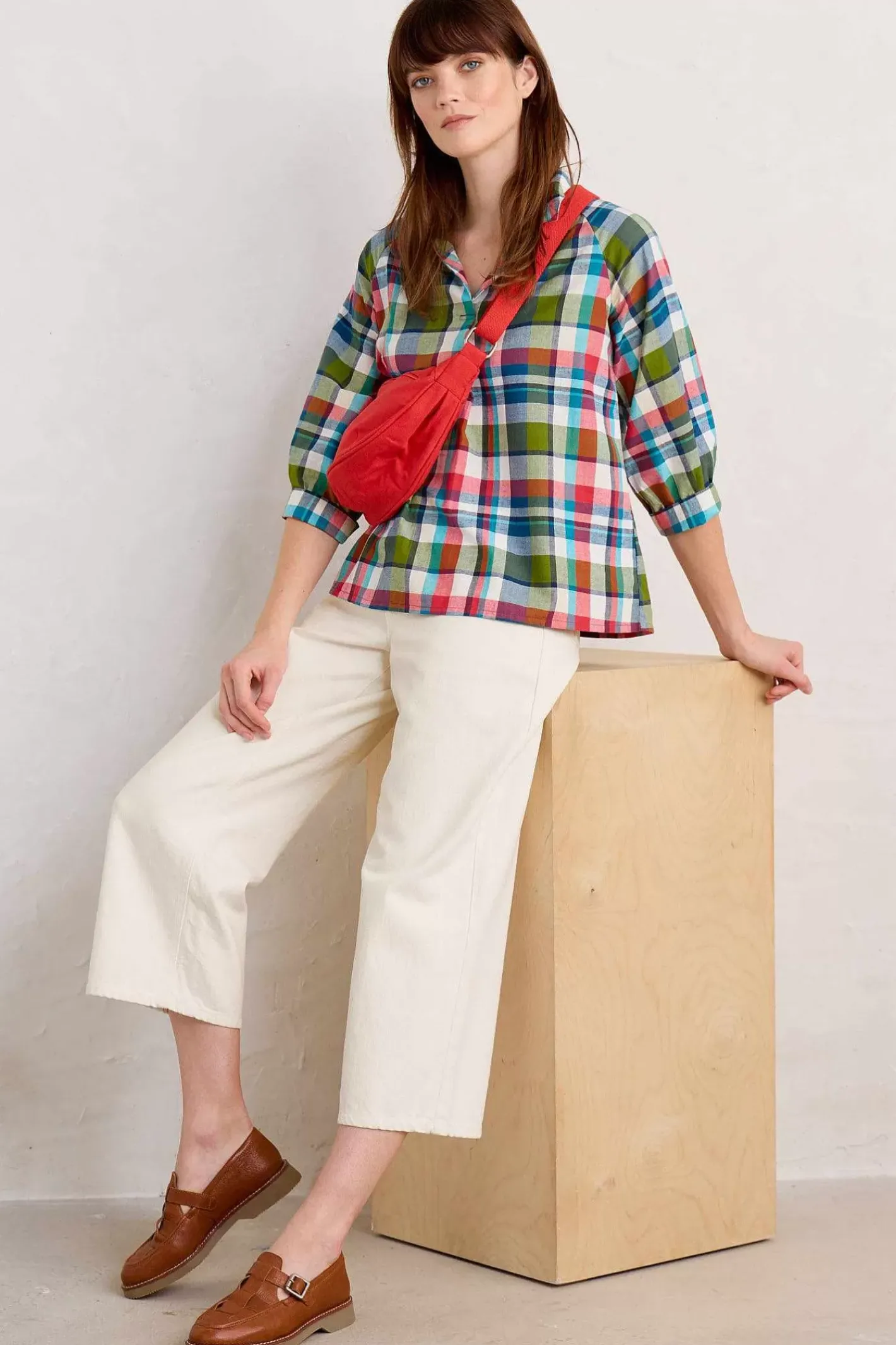 Women Seasalt Cornwall Bryn Checked Top