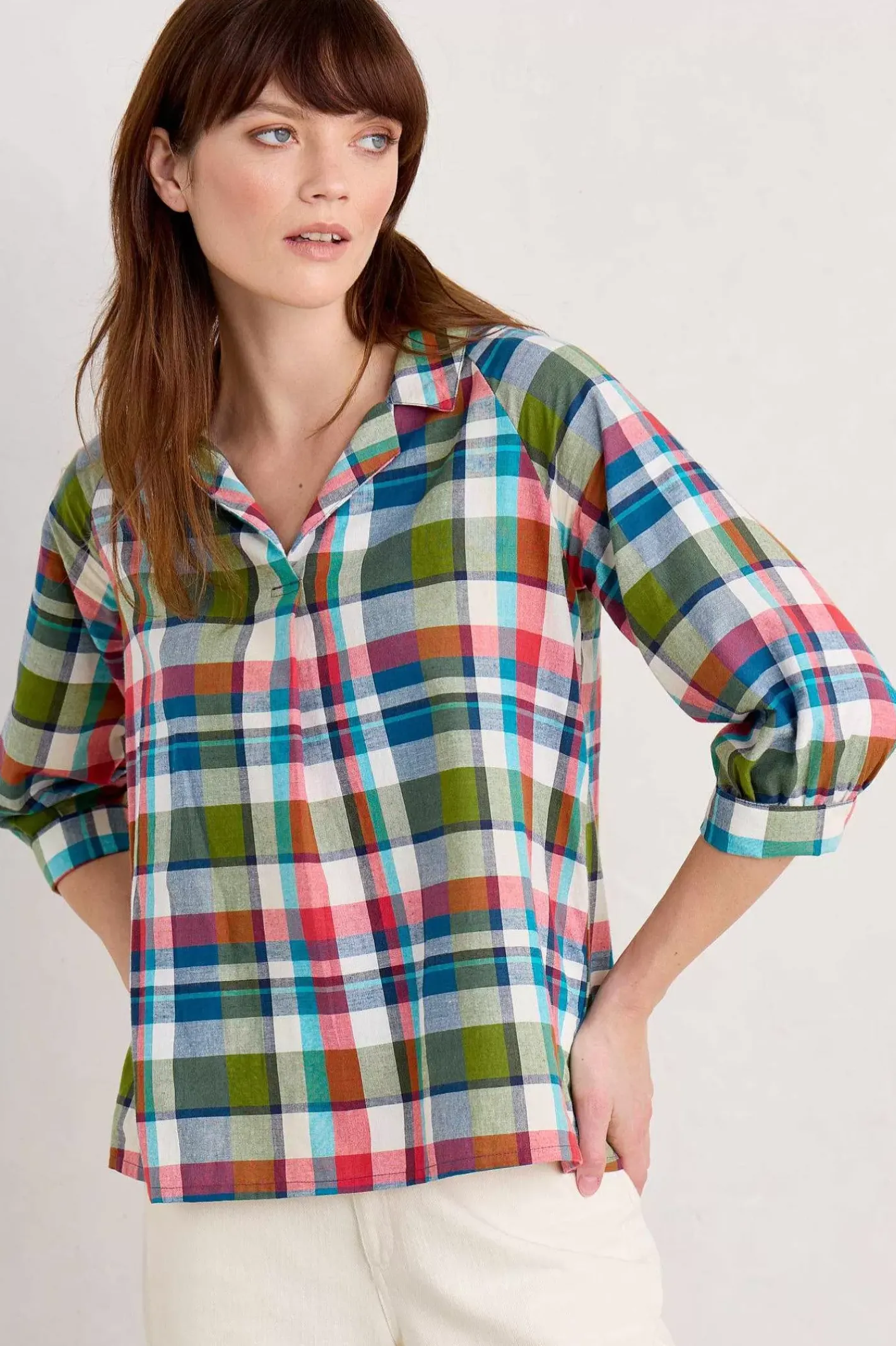 Women Seasalt Cornwall Bryn Checked Top