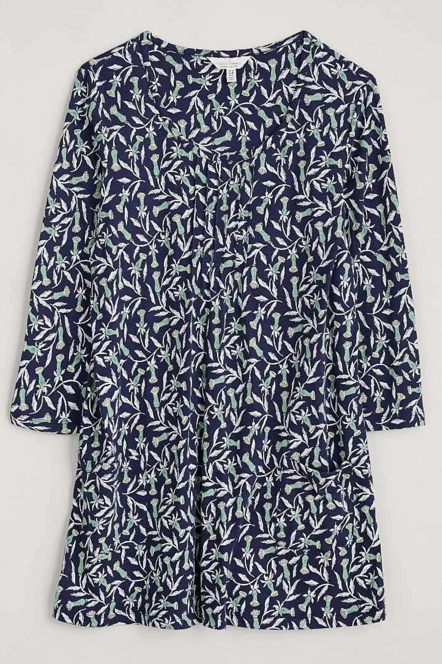 Women Seasalt Cornwall Busy Lizzy 3/4 Sleeve Slub Jersey Tunic