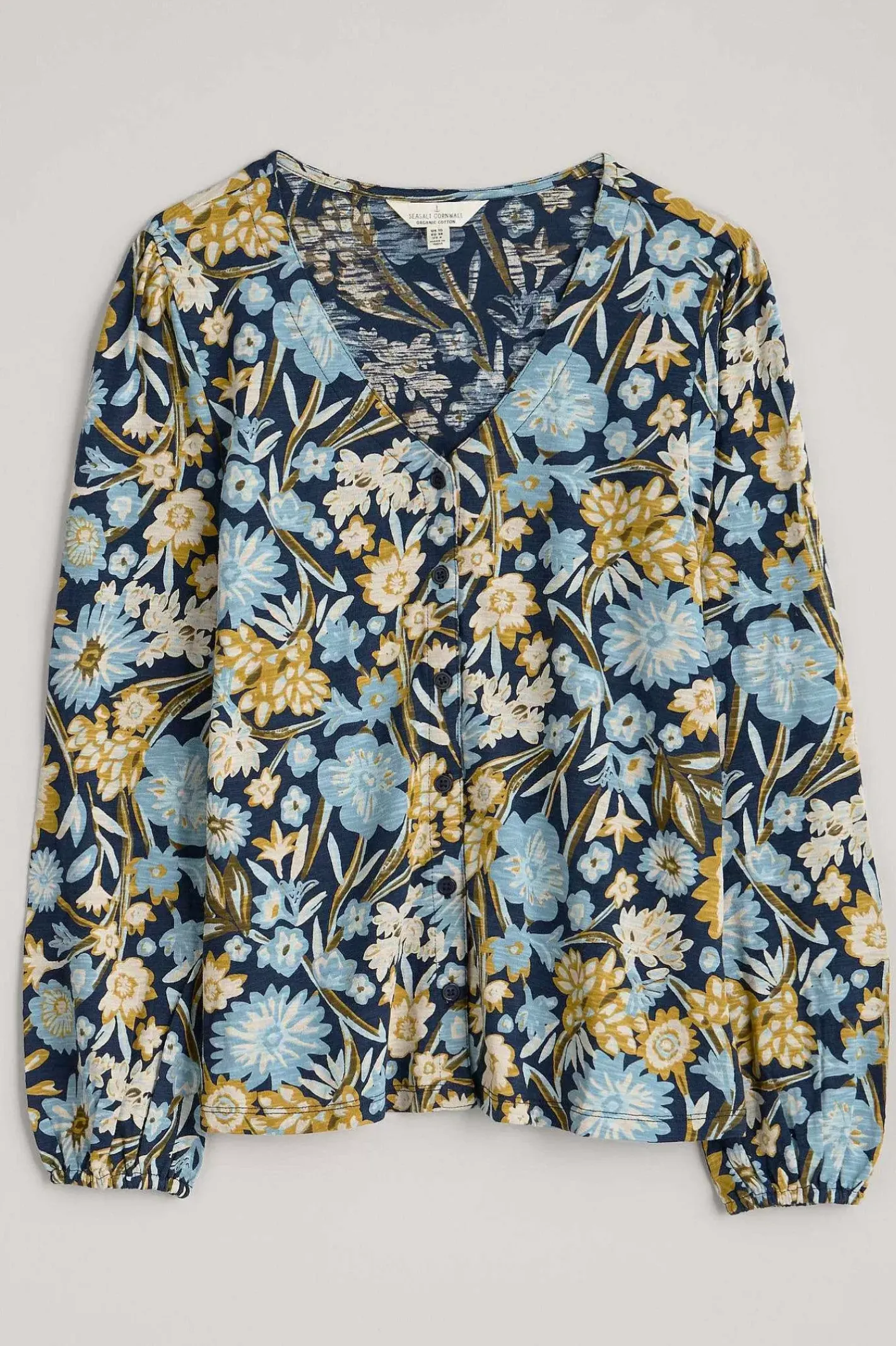Women Seasalt Cornwall Butterflies Jersey Top