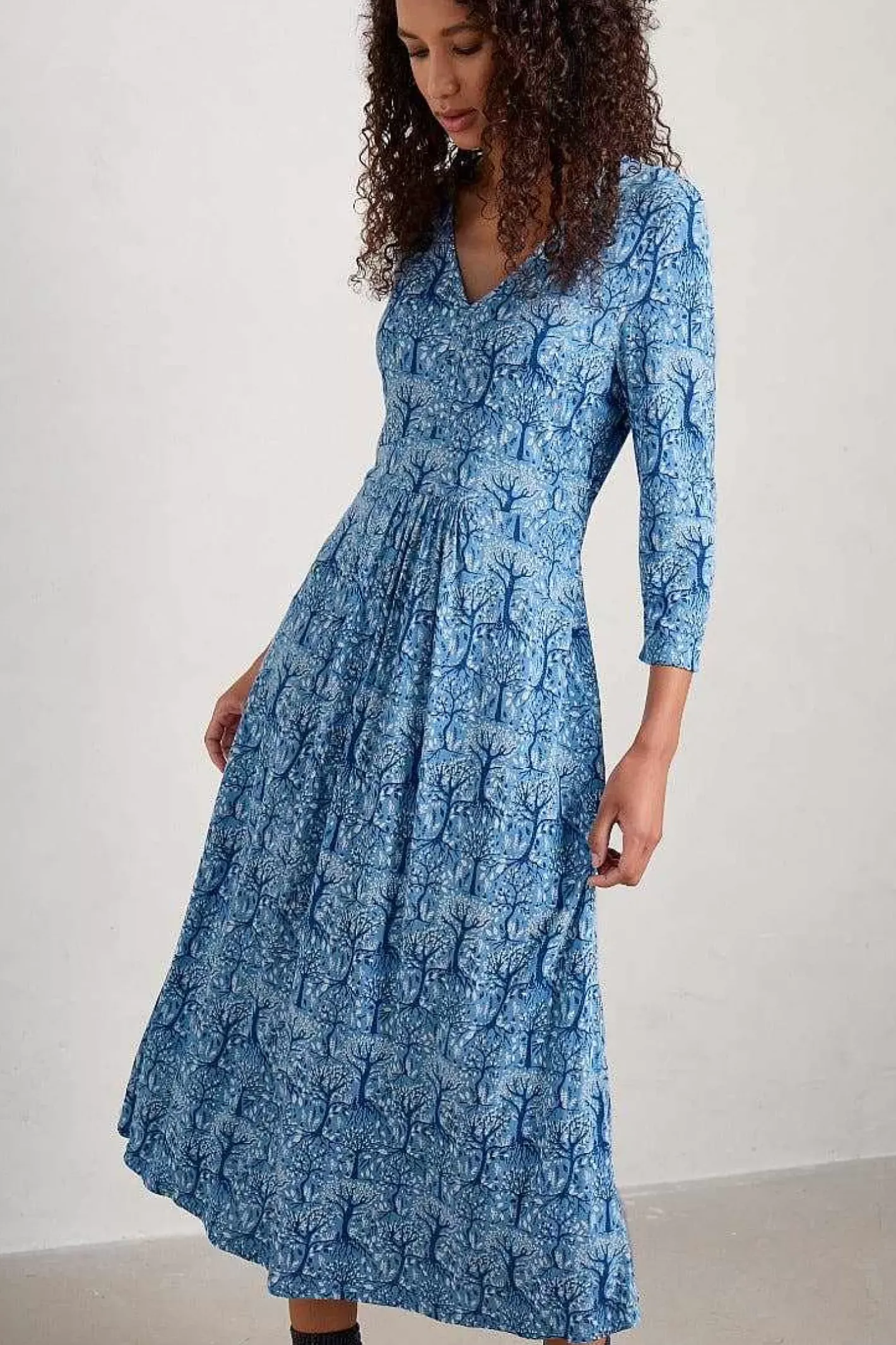 Women Seasalt Cornwall Carwynnen Three Quarter Sleeve Dress