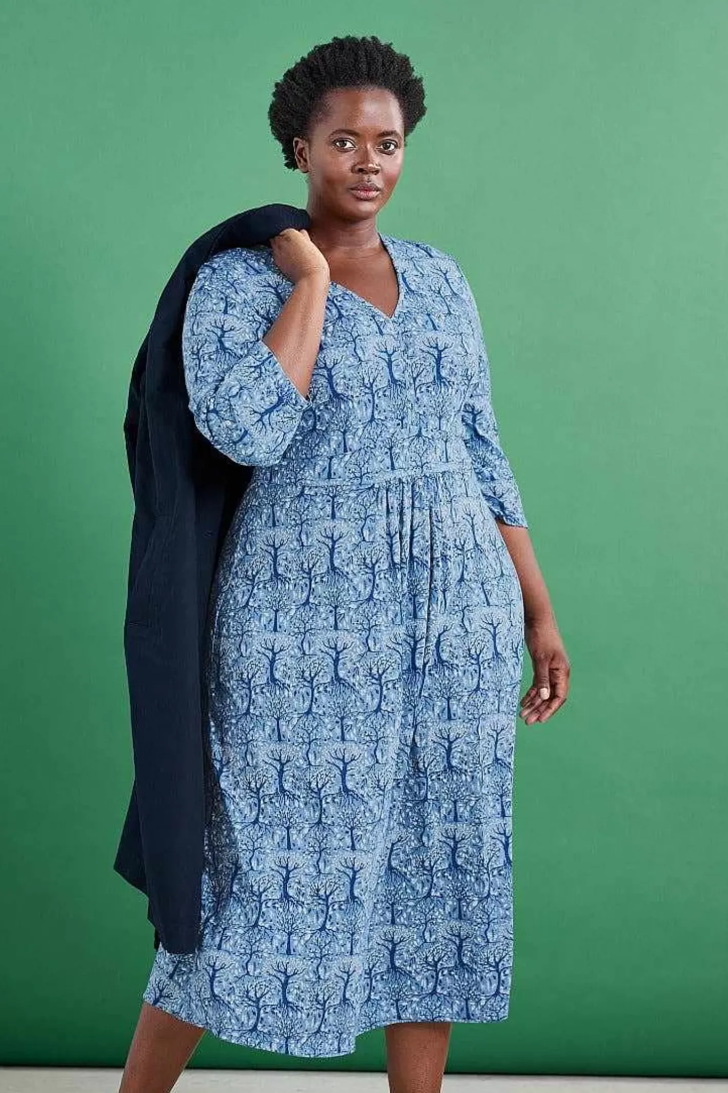 Women Seasalt Cornwall Carwynnen Three Quarter Sleeve Dress