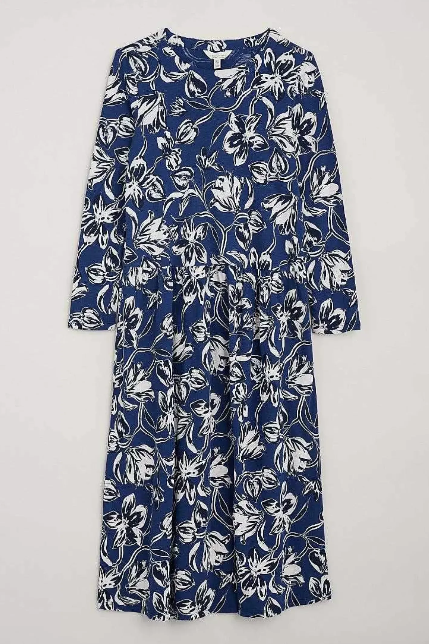 Women Seasalt Cornwall Cladonia Long Sleeve Jersey Dress