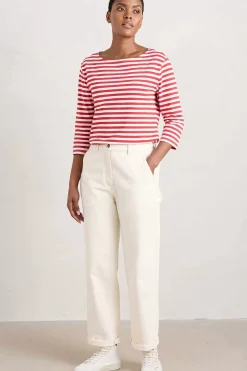 Women Seasalt Cornwall Cliff Picnic Straight Leg Jeans