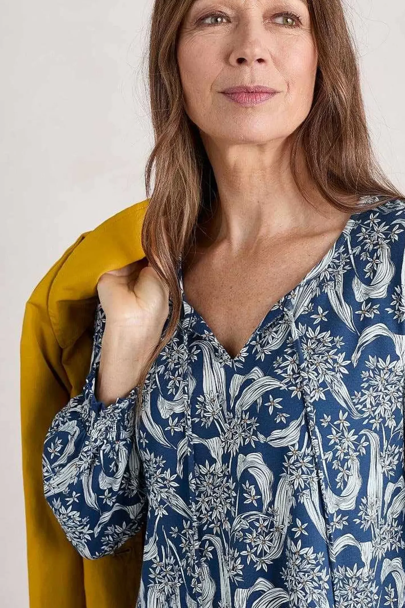 Women Seasalt Cornwall Composition Organic Cotton Jersey Tunic (Gots)