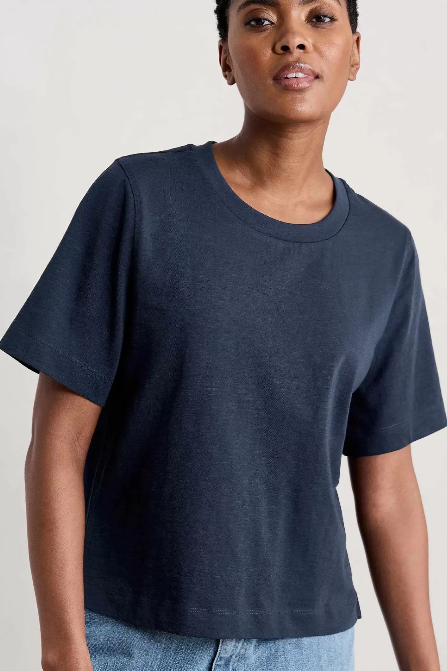 Women Seasalt Cornwall Copseland Organic Cotton T-Shirt (Gots)