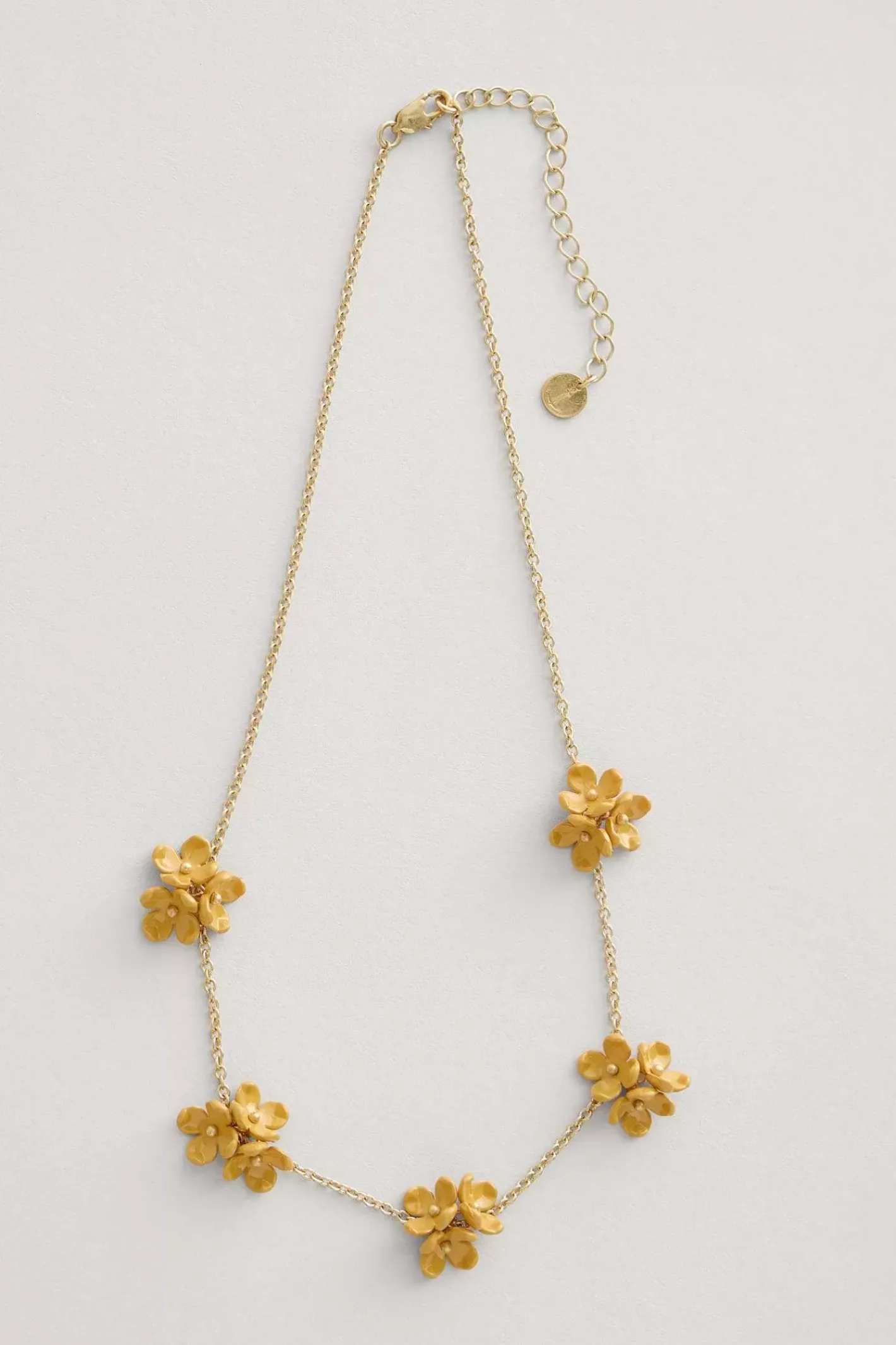 Women Seasalt Cornwall Corsage Flower Chain Necklace
