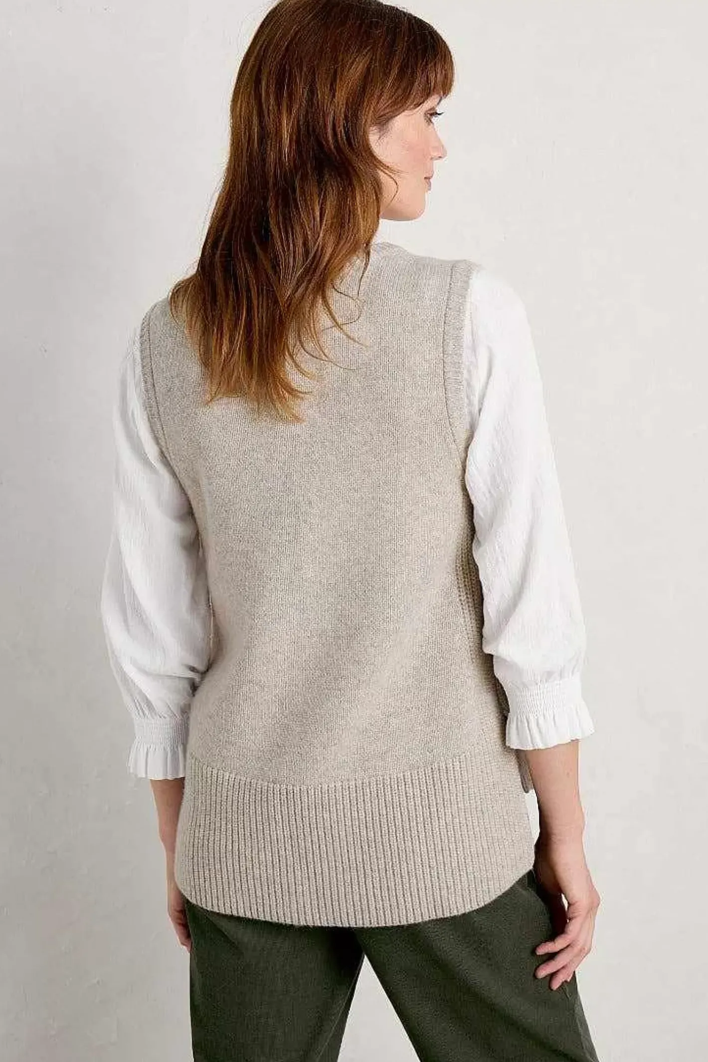 Women Seasalt Cornwall Coupling V-Neck Vest