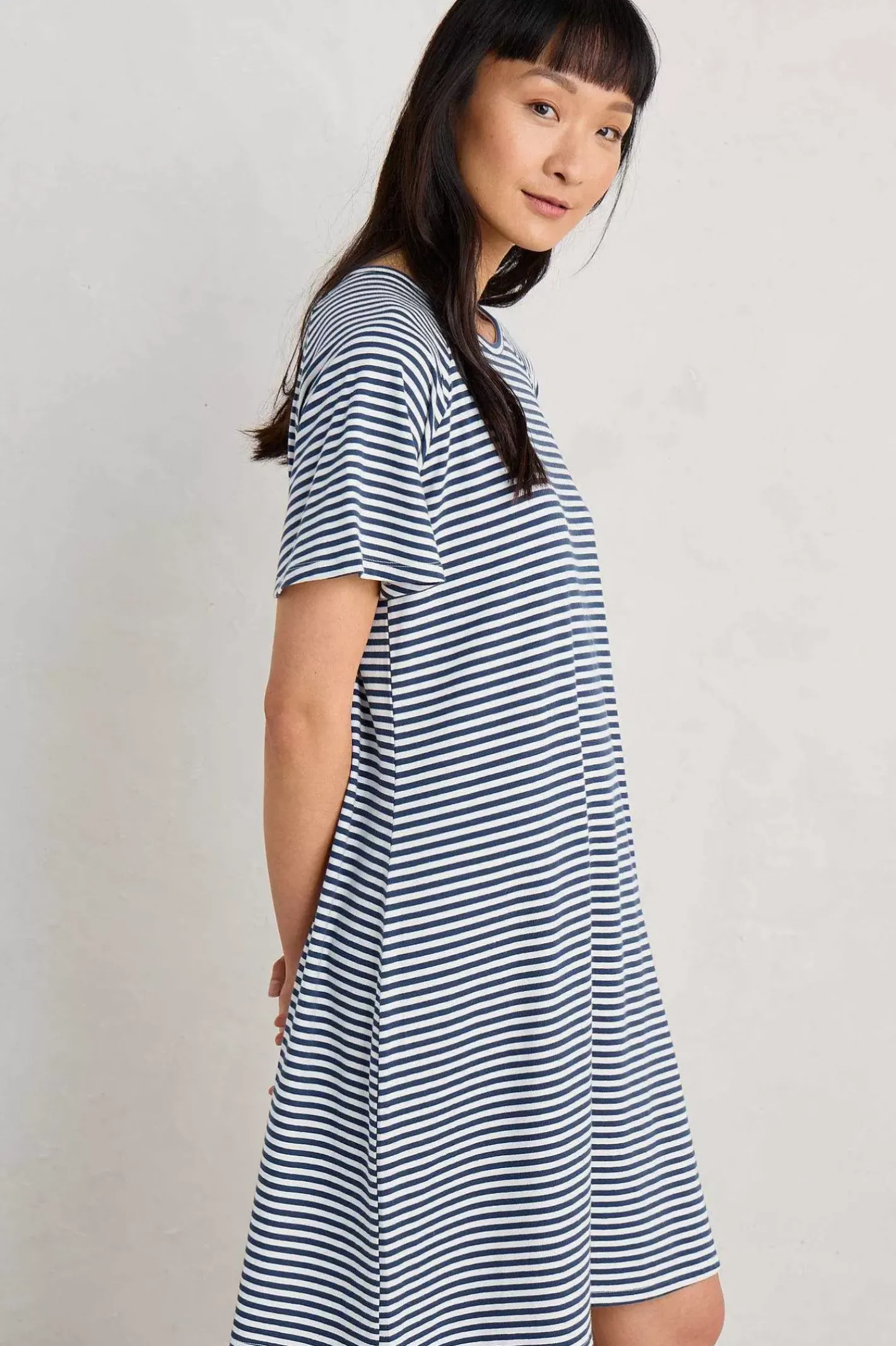 Women Seasalt Cornwall Day Star Jersey Nightdress