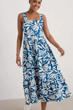 Women Seasalt Cornwall Deep Water Tiered Dress