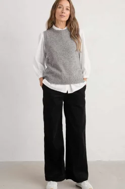 Women Seasalt Cornwall Dillwyn Wide Leg Cord Trouser
