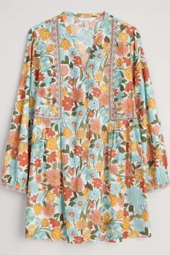 Women Seasalt Cornwall Dragonfly V-Neck Tunic (Gots)