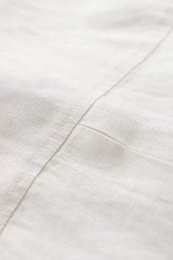 Women Seasalt Cornwall Drydock Short Sleeve Linen Shirt