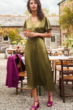 Women Seasalt Cornwall Evenglow Satin Dress