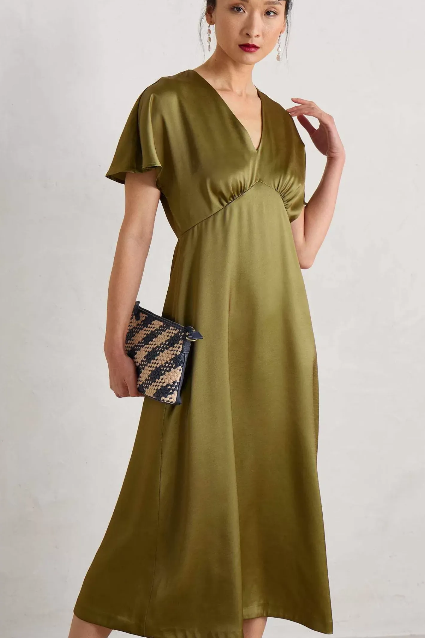 Women Seasalt Cornwall Evenglow Satin Dress
