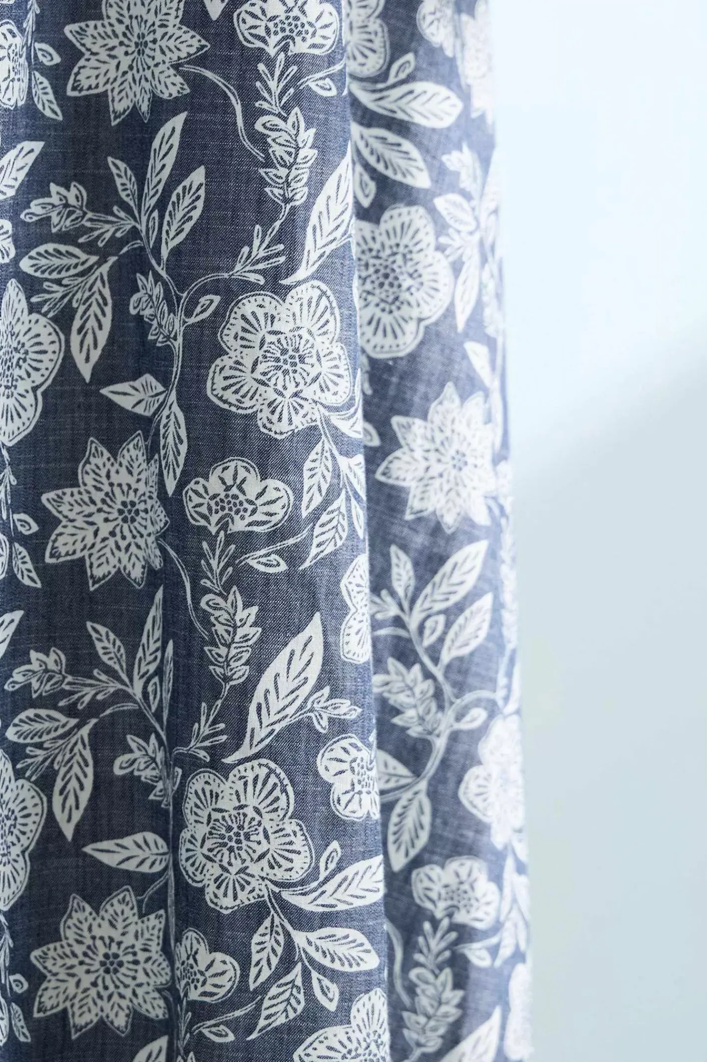 Women Seasalt Cornwall Fox Path Printed Chambray Dress