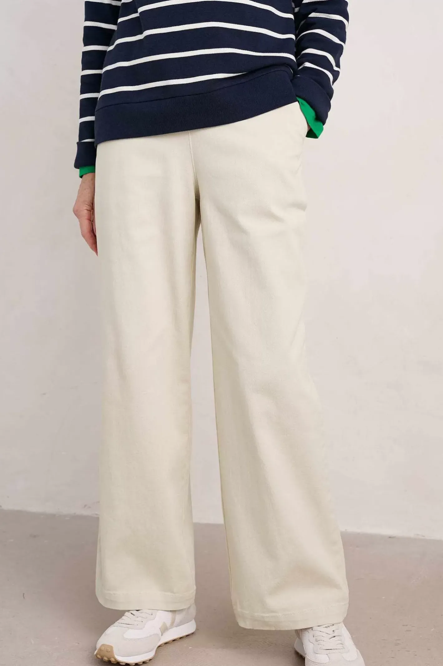 Women Seasalt Cornwall Hannafore View Full Length Wide Leg Trousers
