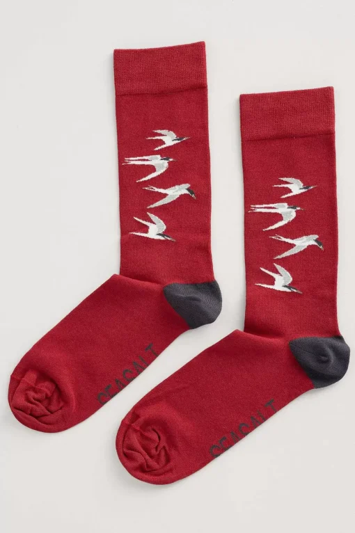 Men Seasalt Cornwall Men's Arty Organic Cotton Socks