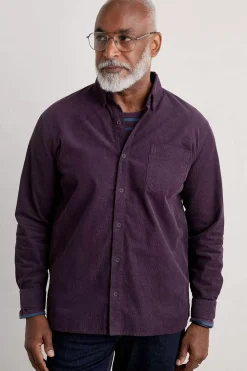 Men Seasalt Cornwall Men's Cannis Cord Shirt