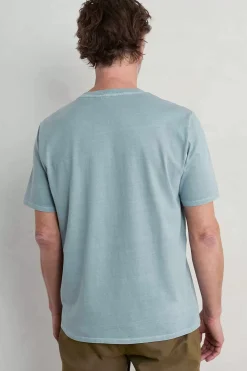 Men Seasalt Cornwall Men's Carreck Pigment-Dyed T-Shirt