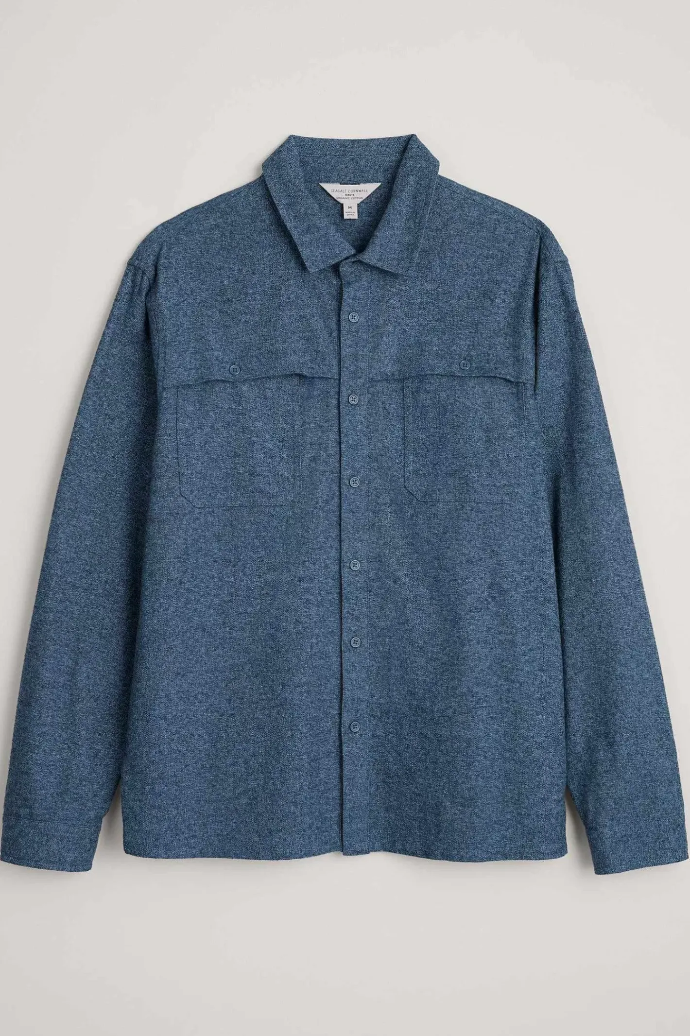 Men Seasalt Cornwall Men's Chandlery Flannel Overshirt
