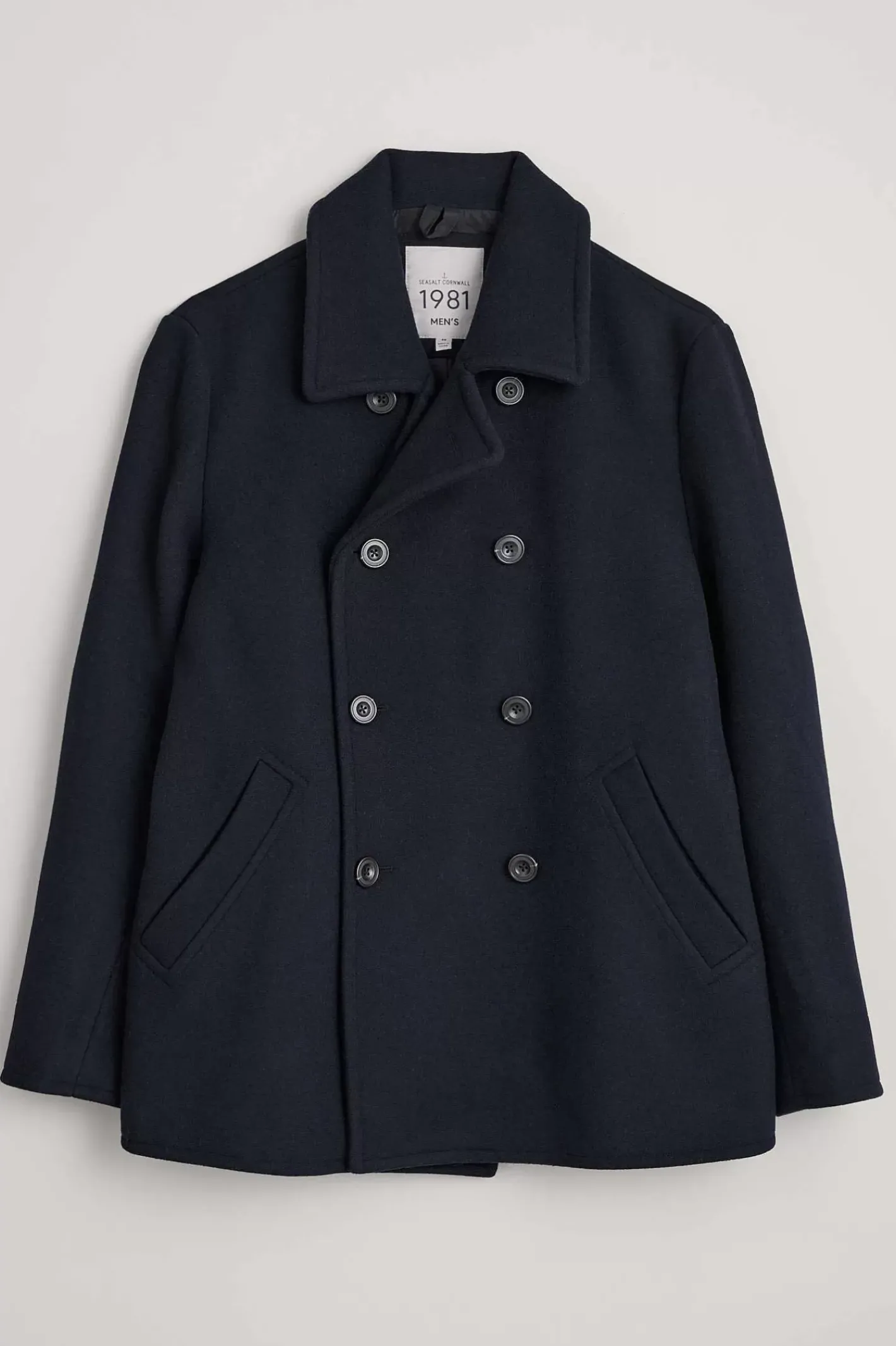 Men Seasalt Cornwall Men's Channel Wool Blend Coat