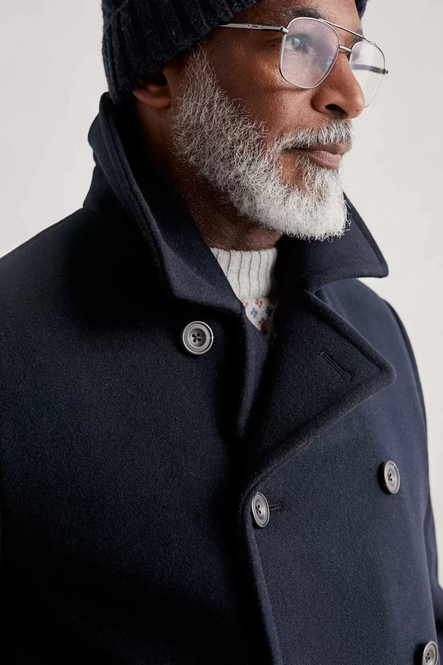 Men Seasalt Cornwall Men's Channel Wool Blend Coat