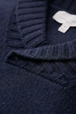 Men Seasalt Cornwall Men's Daver Shawl Neck Jumper