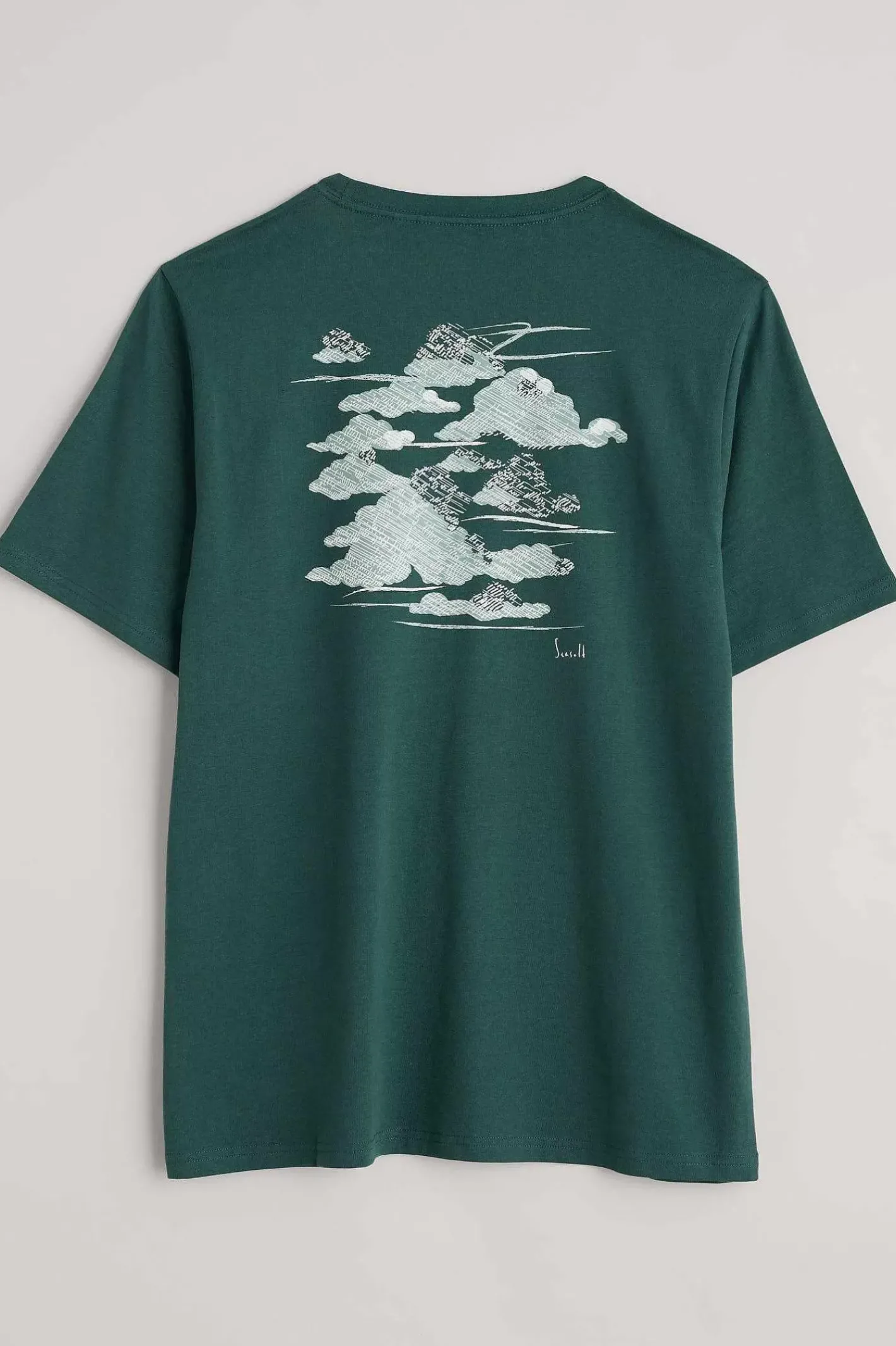 Men Seasalt Cornwall Men's Downsouse Organic Cotton T-Shirt
