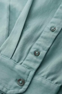 Men Seasalt Cornwall Men's Jackdaw Cotton Twill Shirt (Gots)