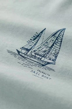 Men Seasalt Cornwall Men's Loggerhead Organic Cotton T-Shirt