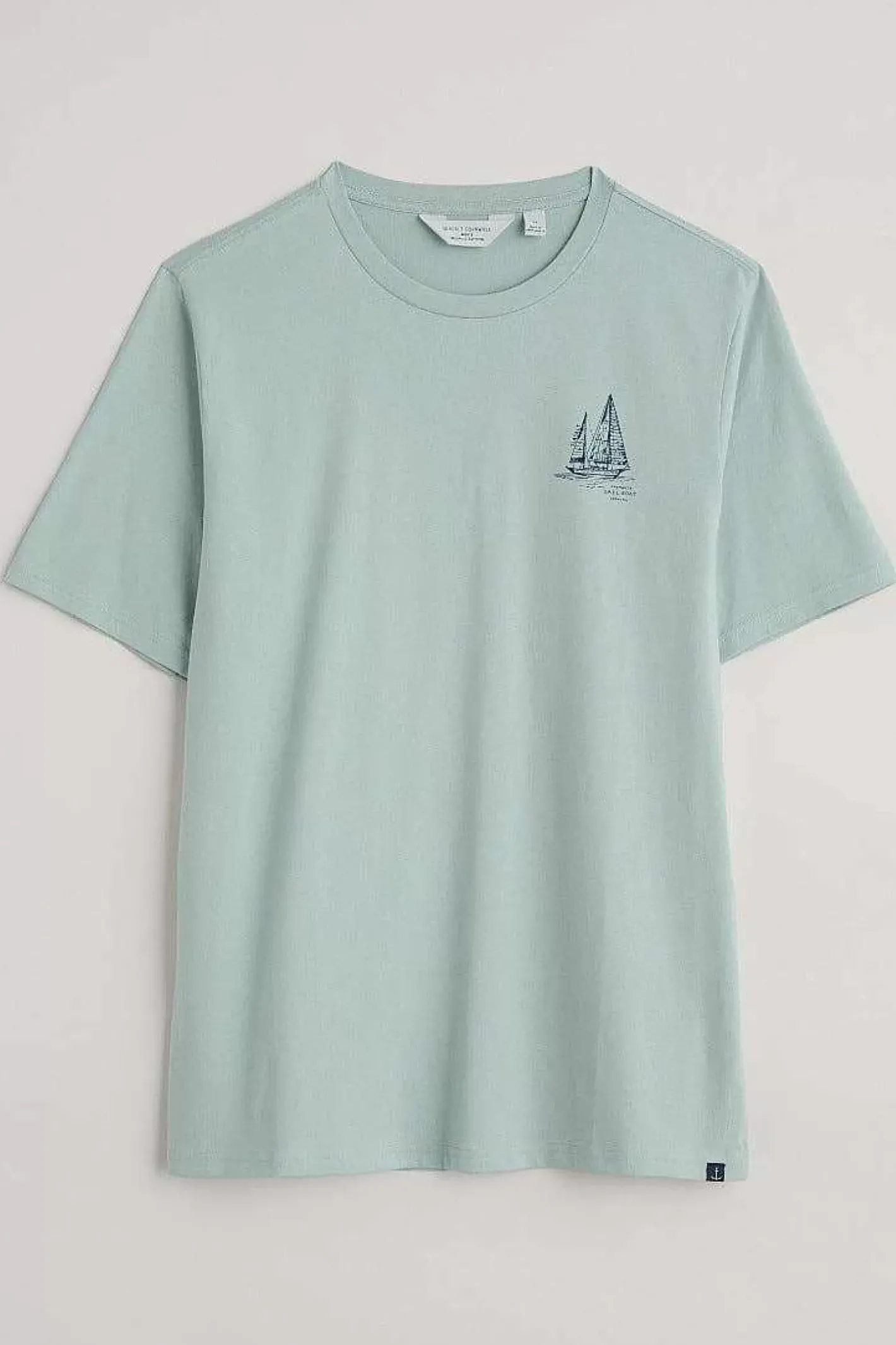Men Seasalt Cornwall Men's Loggerhead Organic Cotton T-Shirt