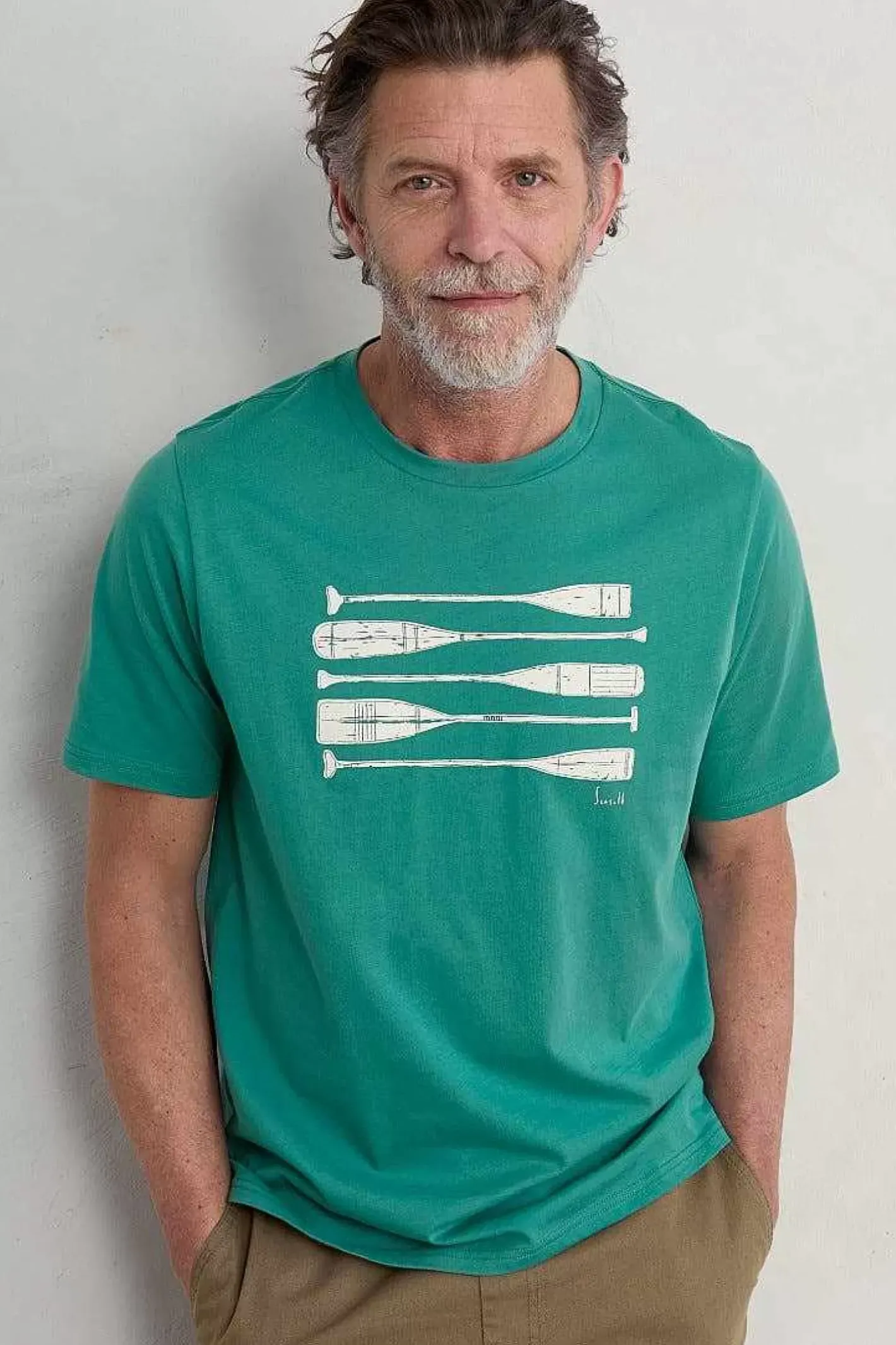 Women Seasalt Cornwall Men's Midwatch Organic Cotton T-Shirt
