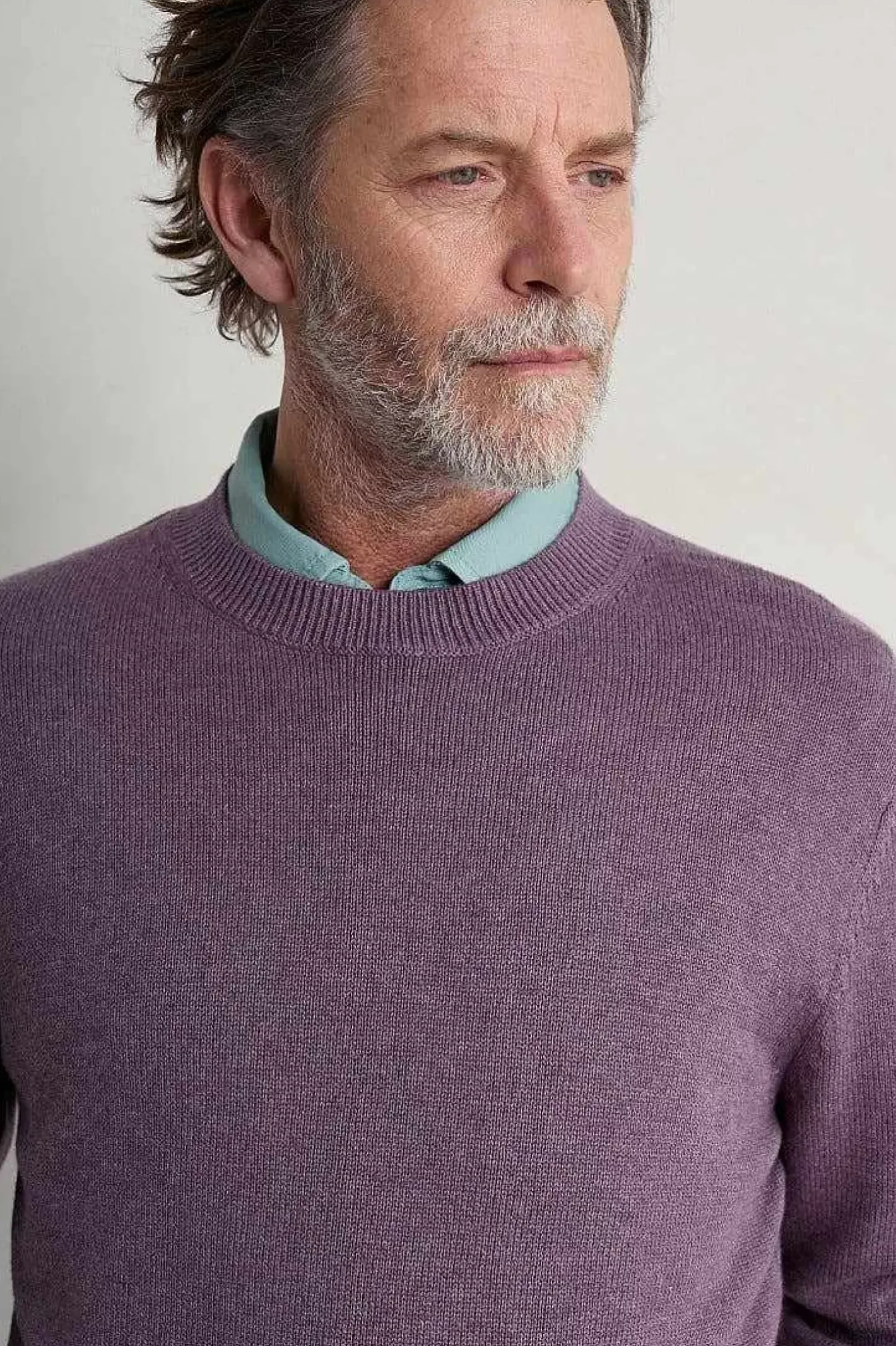 Men Seasalt Cornwall Men's Moorstone Knitted Organic Cotton Jumper