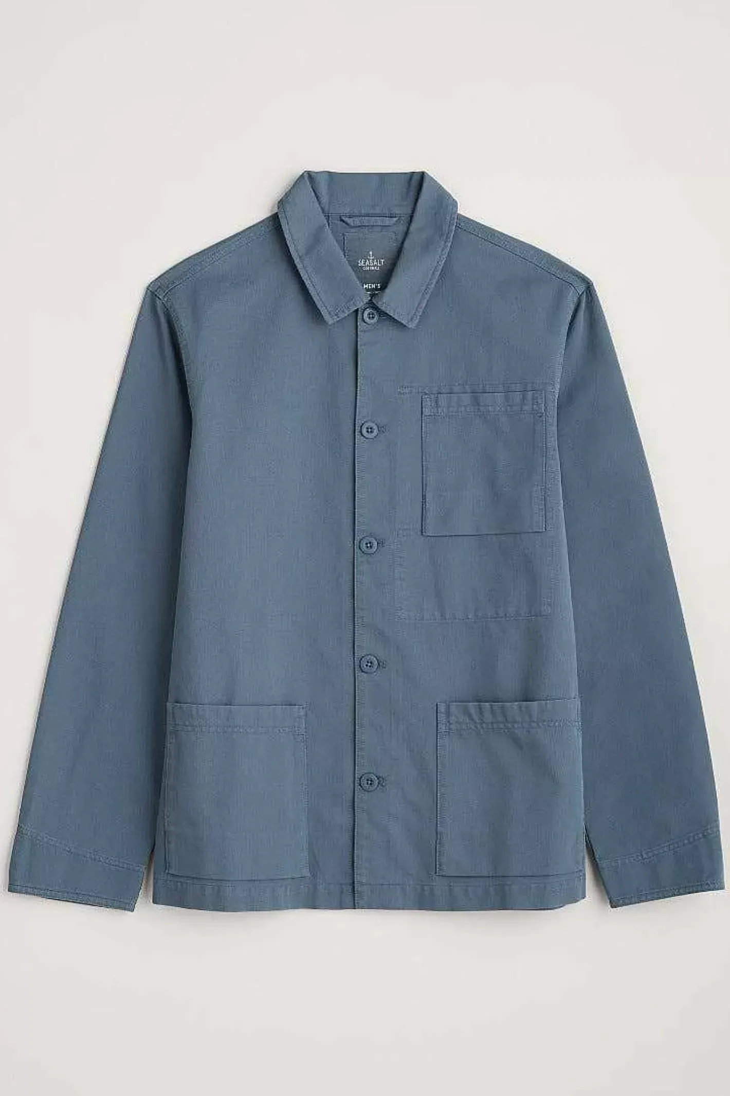 Men Seasalt Cornwall Men's Organic Cotton Canvas Tompot Jacket