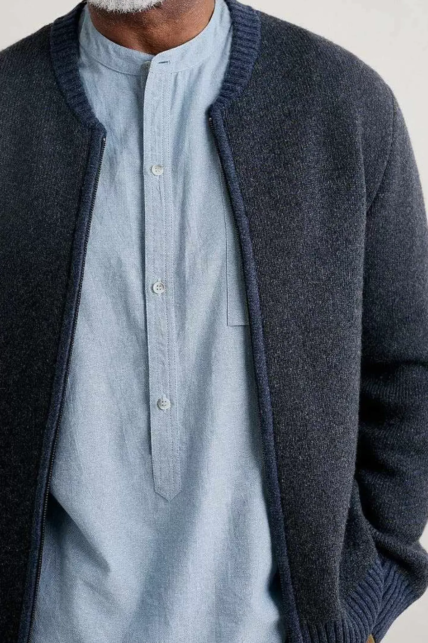 Men Seasalt Cornwall Men's Thresher Knitted Cardigan