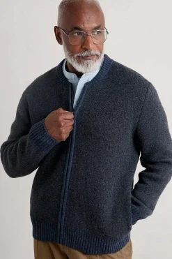 Men Seasalt Cornwall Men's Thresher Knitted Cardigan