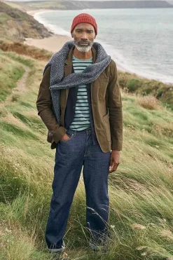 Men Seasalt Cornwall Men's Towen Organic Cotton Blazer
